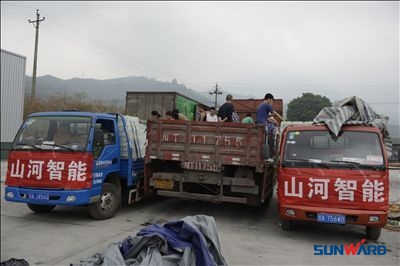 救援黄金七十二小时,山河智能急灾区所急