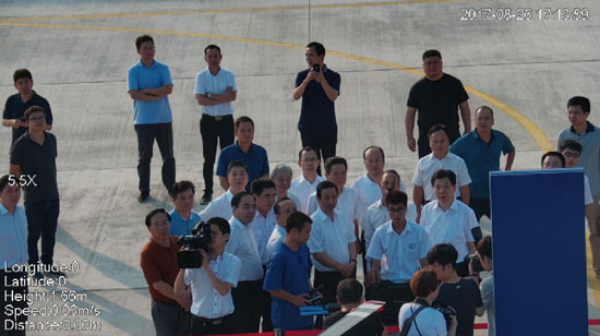 达哲省长调研山河科技:要抓住通航发展的机遇