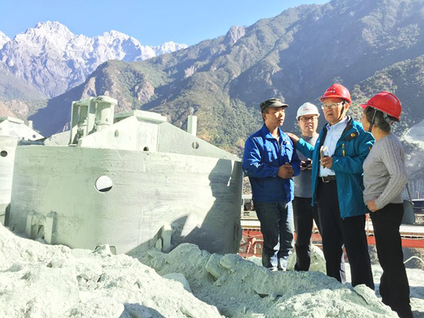 为客户创造价值,山河智能董事长元旦为一线服务团队点赞