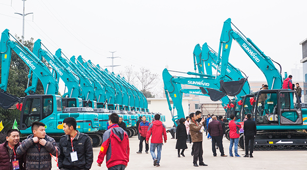 势不可挡,山河智能挖掘机湖南市场订货会创新高
