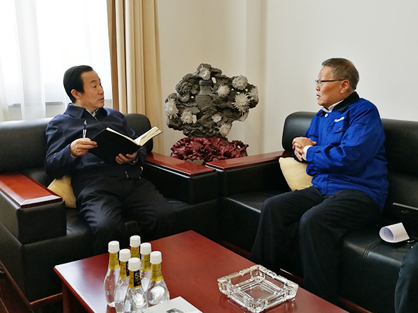 你们“一点三线”我记住了!达哲省长为山河智能鼓劲