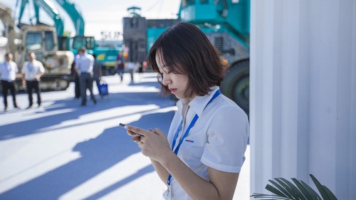 山河智能酷帅曾大虾,一大波美图带你亲临北京BICES展