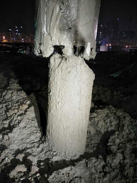 见证奇迹的时刻,山河智能旋挖刷新国内旋挖入岩纪录