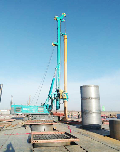 敏捷的悍将!宁夏地质局大赞山河智能旋挖钻机