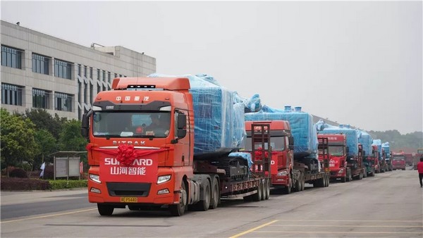 进军南非高端矿山市场!山河智能凿岩设备批量发车