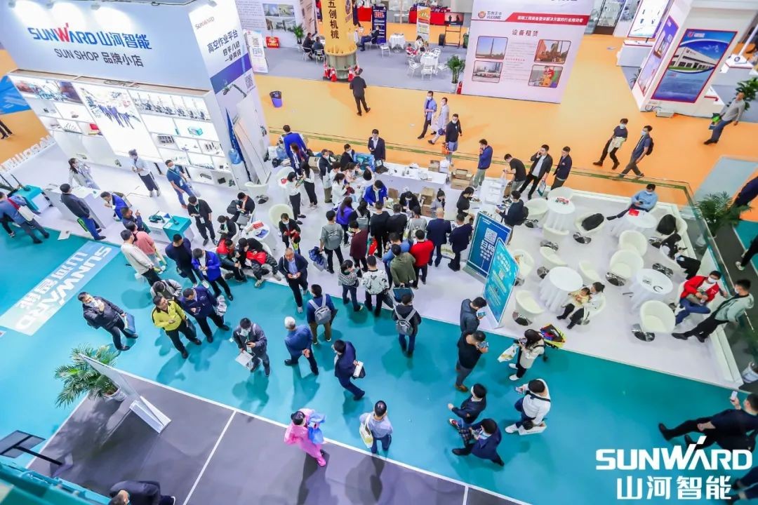“山河绿”亮相长沙国际工程机械展,50余款产品尽显山河智能创新实力