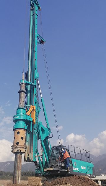 一枚“铁粉”!土耳其客户采购山河智能旋挖钻机