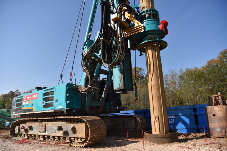 首根桩基开钻!山河智能助力新建沪渝蓉高速铁路建设