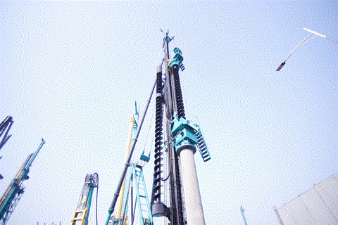 植桩奇兵!山河智能开启大直径预制桩施工全新探索实践