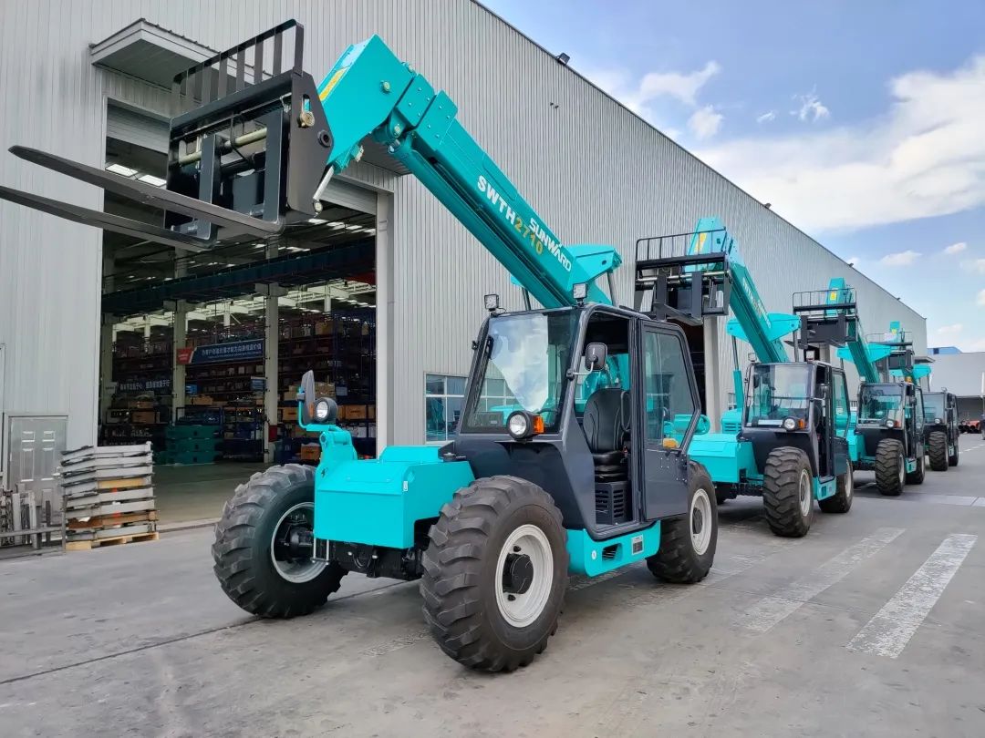 单笔采购金额千万元!山河智能伸缩臂叉装车批量出口