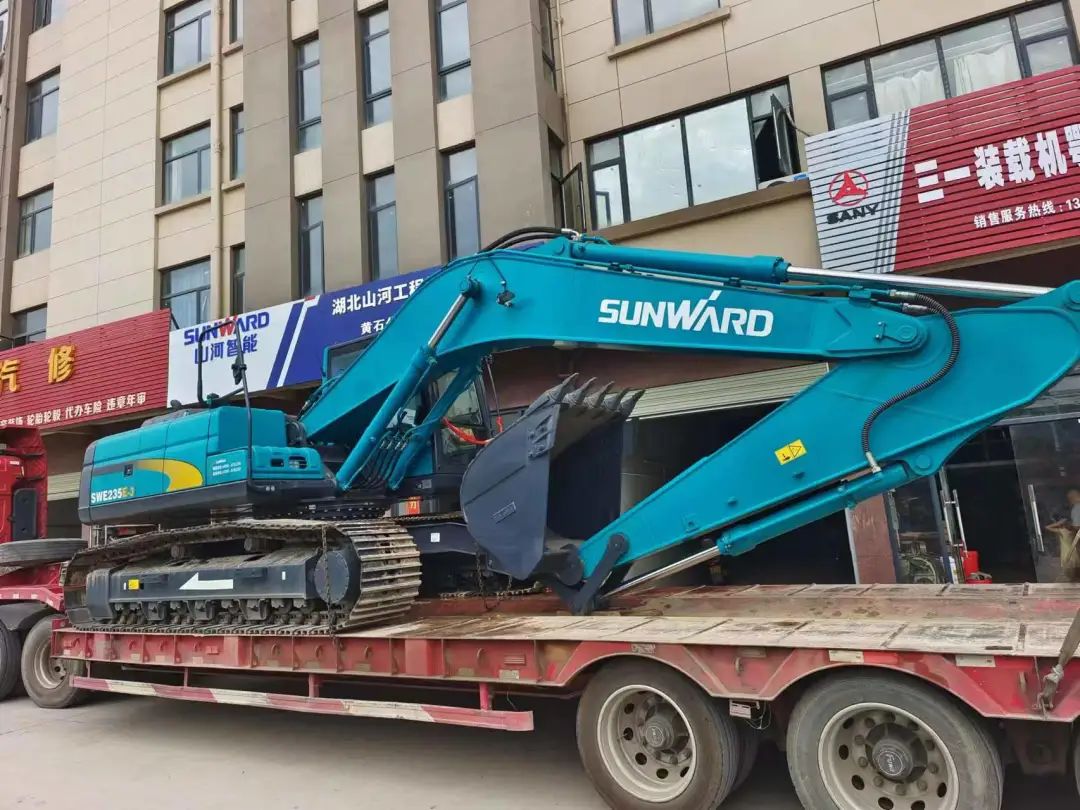全款拿下!山河智能挖掘机奔赴工地一线