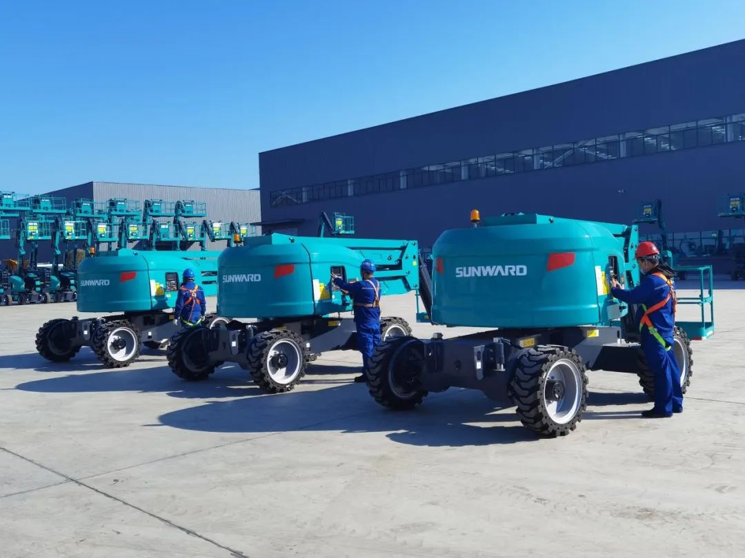 吹响复工“冲锋号”,全力冲刺“开门红”!山河智能高空机械复工复产进行时