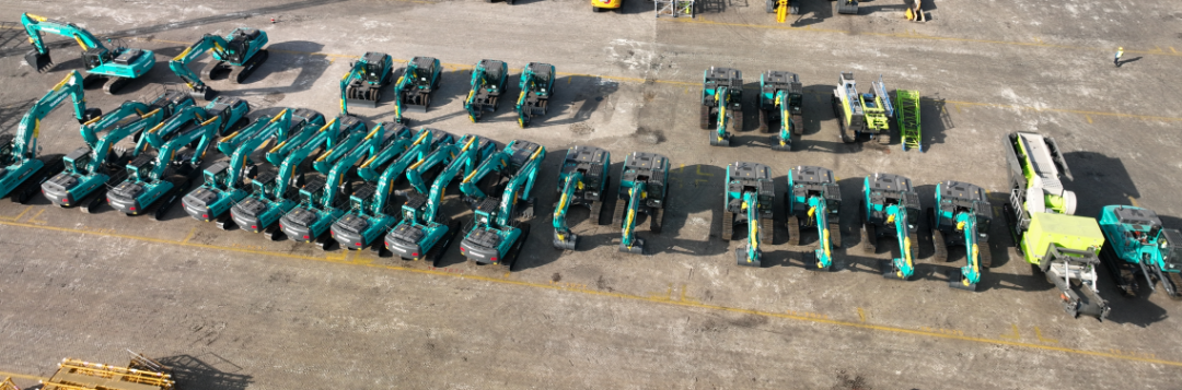 亿元设备“包船”出海!山河智能国际市场迎来开门红