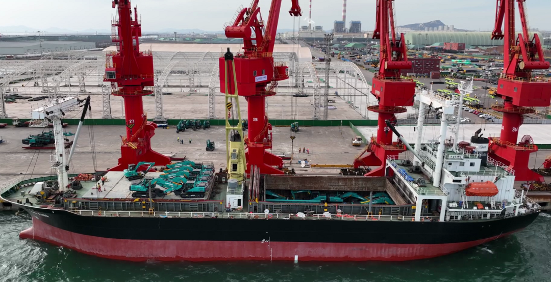 亿元设备“包船”出海!山河智能国际市场迎来开门红