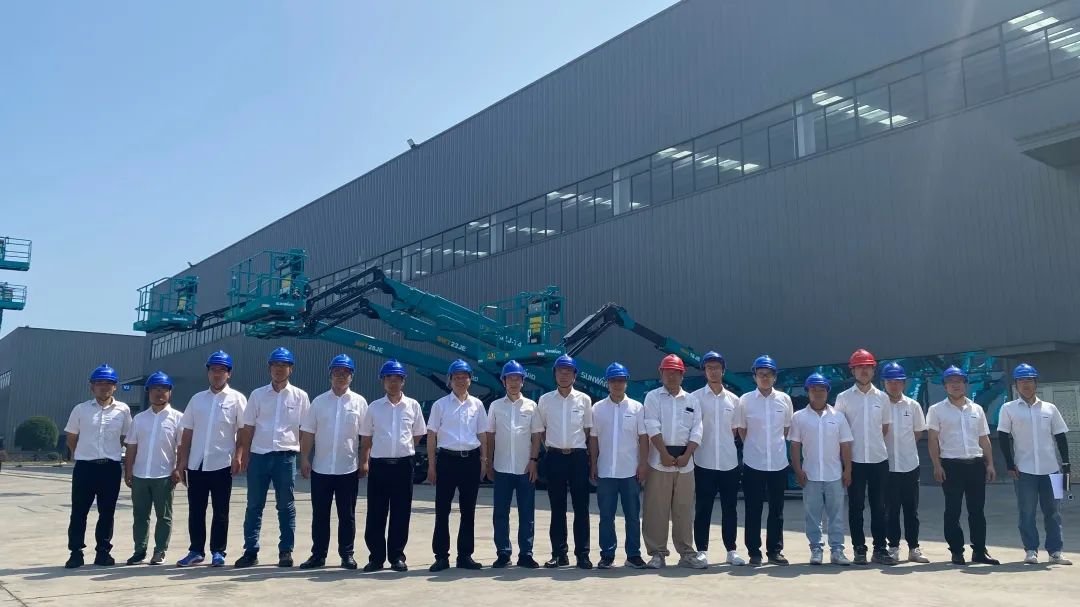 新能源家族再添“新丁”!山河智能三款电动臂式高空作业平台齐下线