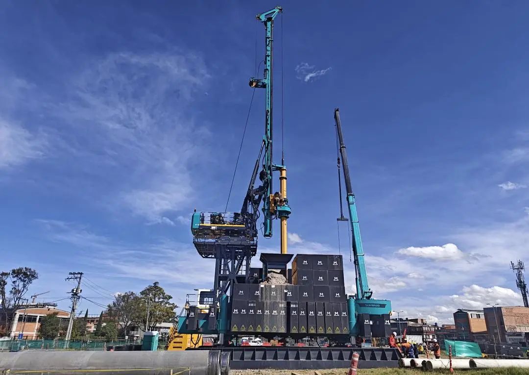 展现“中国制造”硬实力!山河智能PDP工法钻机助建波哥大地铁项目