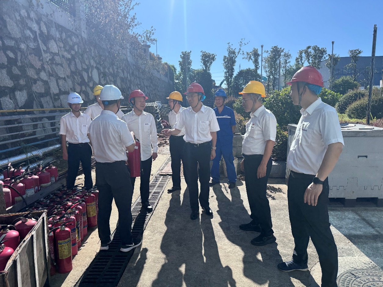 战高温,保安全--山河智能开展高温防暑专项安全检查