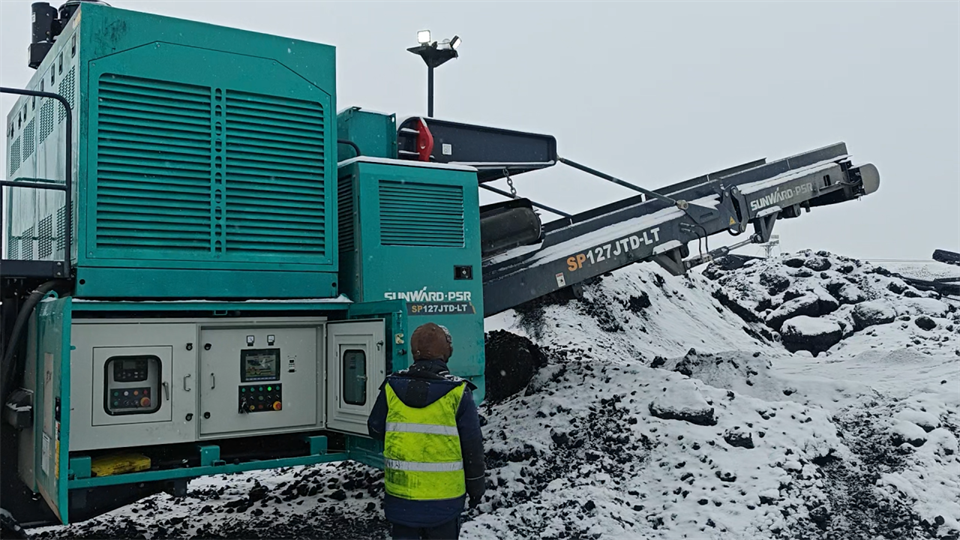 不惧-30℃极寒挑战,山河普石勒破碎筛分设备稳定运行!