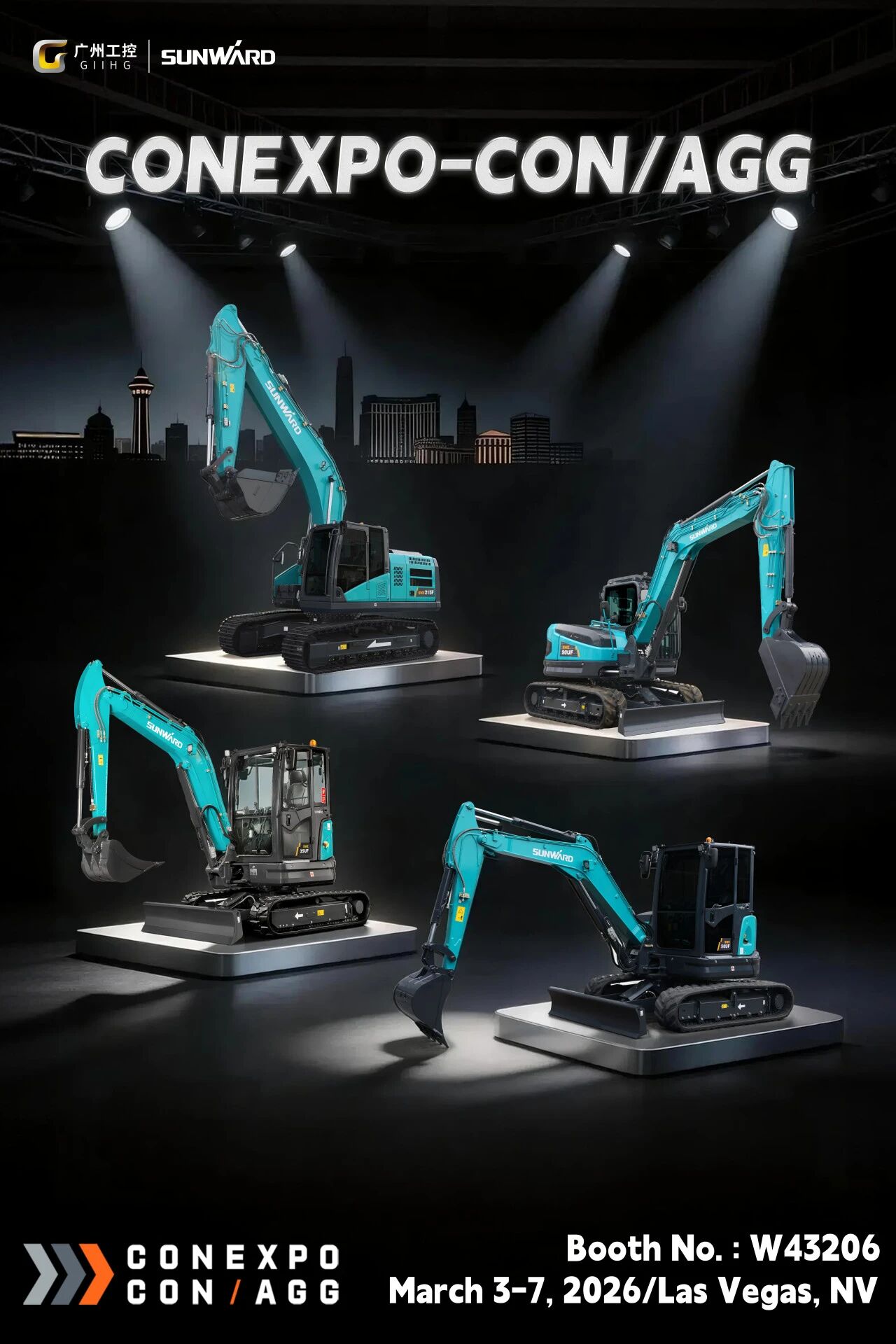 山河智能与您相约2026美国拉展!