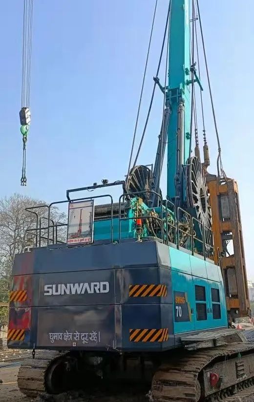 感谢信！山河智能SWHG70液压抓斗助力海外基础施工获肯定